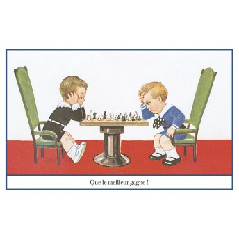 Postcard chess games