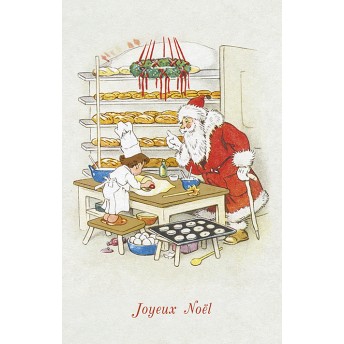 Postcard Christmas baker