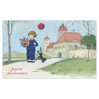 Postcard balloon