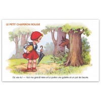 Postcard tale: "Le Petit Chaperon Rouge"