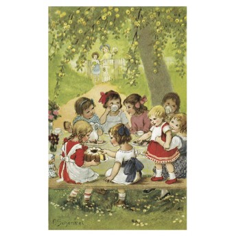 Postcard garden party