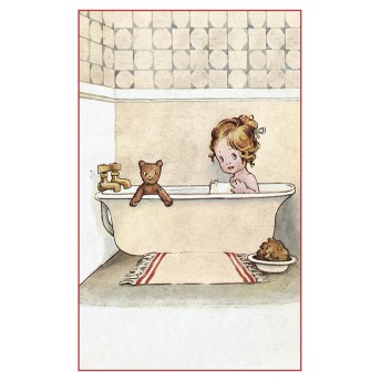Postcard bath