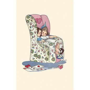 Postcard floral chair