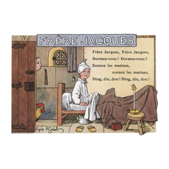 Carte postale Rondes Enfantines: Frère Jacques