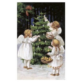 Postcard Christmas tree