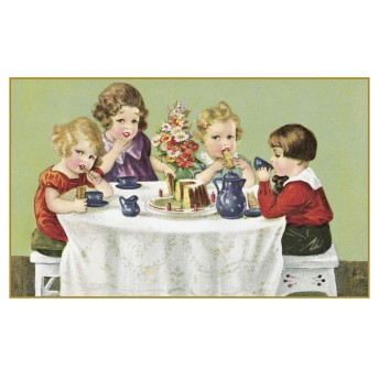 Postcard the tea party