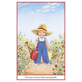 Postcard gardener