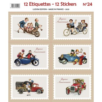 Etiquettes autocollantes Véhicule Anniversaire