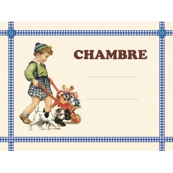 Pancarte chambre garçon