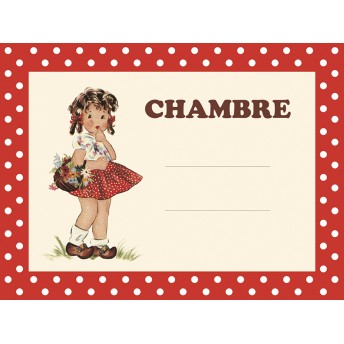 Pancarte chambre fille