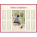 Board multiplication and addition girl